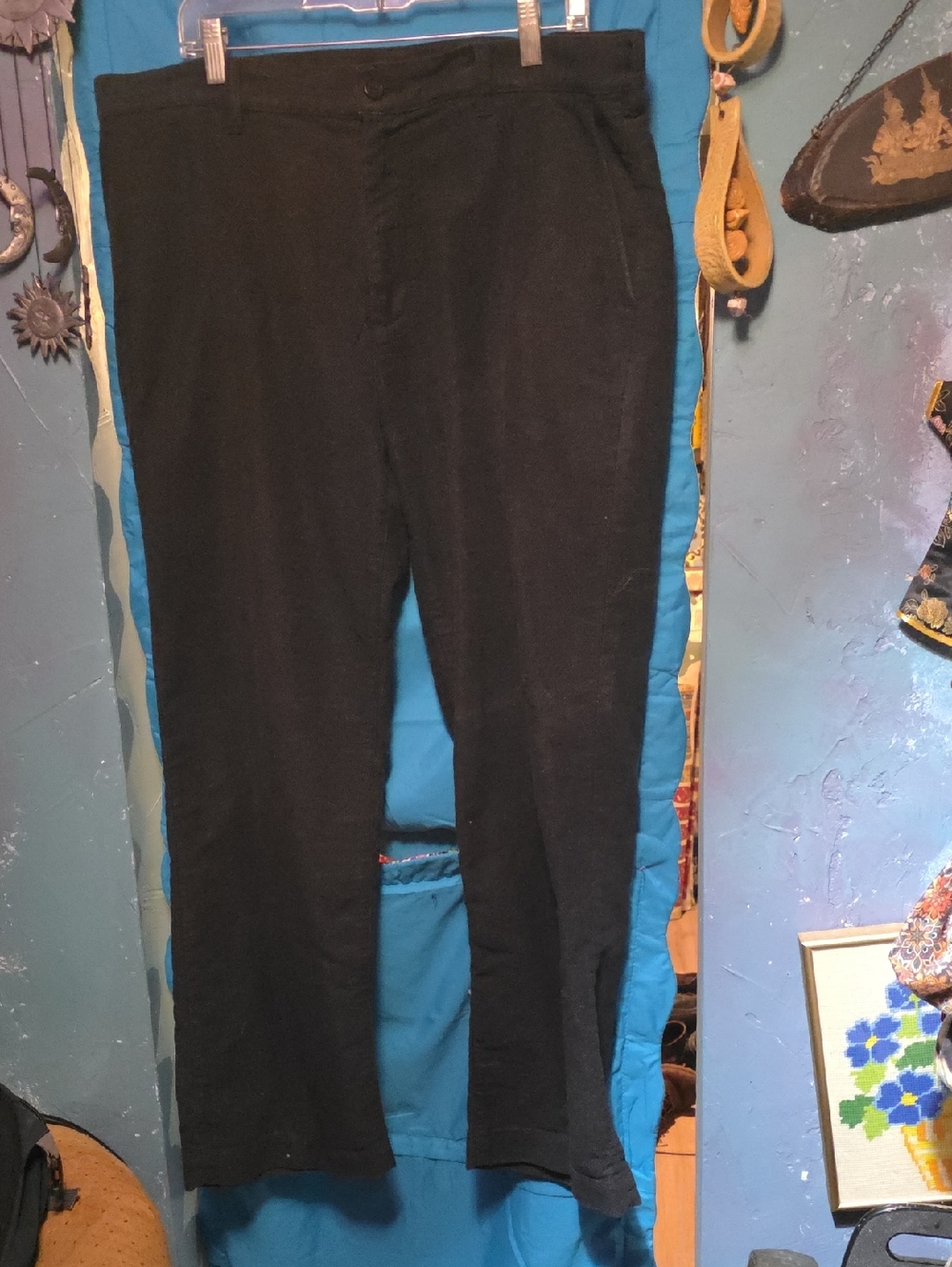 Old Navy Black Men's Straight-Leg Pants